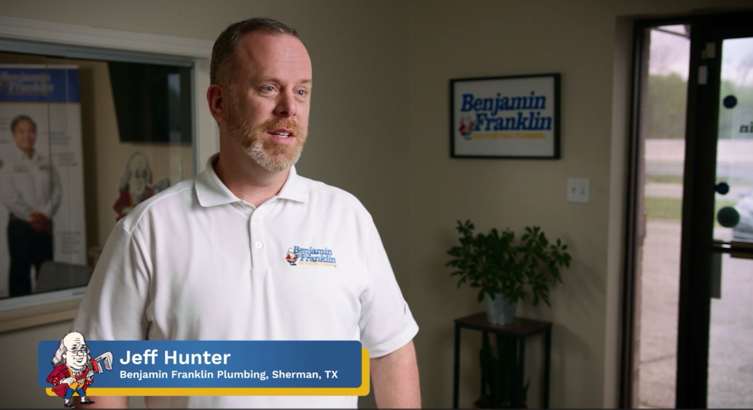 Benjamin Franklin Plumbing Day in the Life video thumbnail.